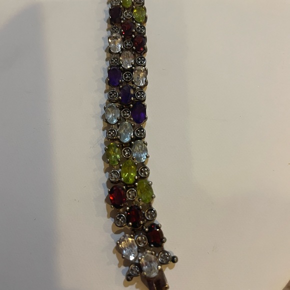 925 & multi color gems - Picture 7 of 10